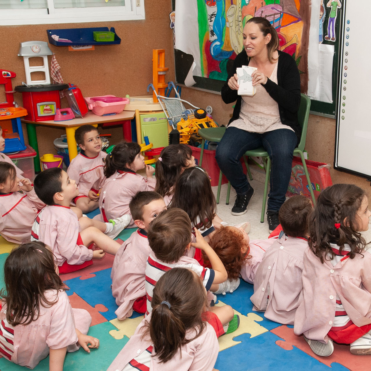 Alumnos de Educación Infantil de Colegios El Valle estudian inglés desde 2º Ciclo.